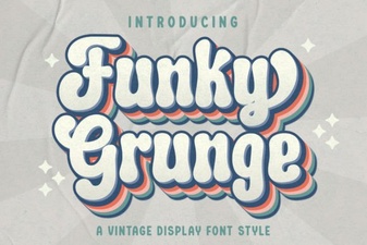 Grunge Fonts for Creative Design Projects
