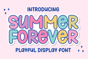 Summer Forever: a Creative Font for Design Projects