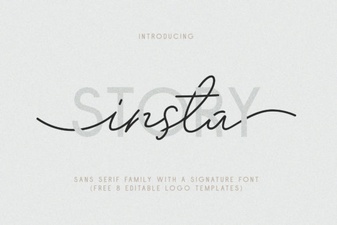 Creative Duo Font Styles for Instagram Stories