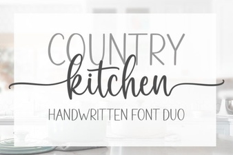 Country Kitchen Fonts: Recipes for Cozy Design