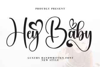 Hey Baby Font for Creative Projects & Design